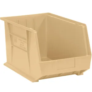 16 x 11 x 8" Ivory Plastic Stack & Hang Bin Boxes