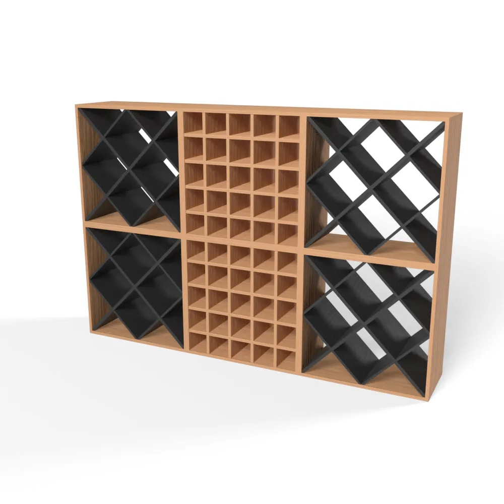 170 Bottles Diamond Wine Rack Set