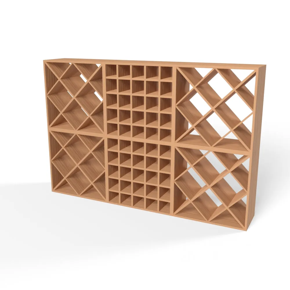 170 Bottles Diamond Wine Rack Set
