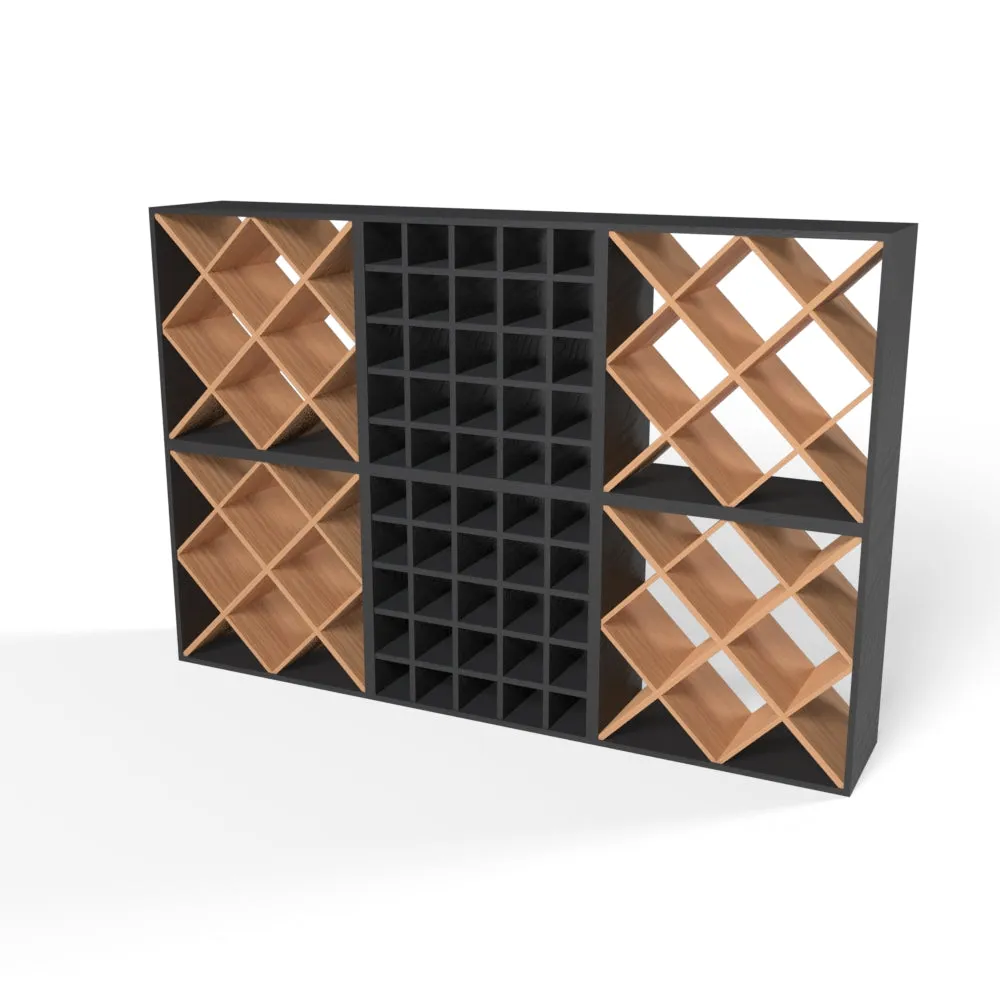 170 Bottles Diamond Wine Rack Set