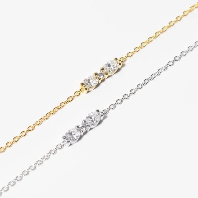 925 Sterling silver Ellera Ovale Bracelet SJ-B2418-CZ