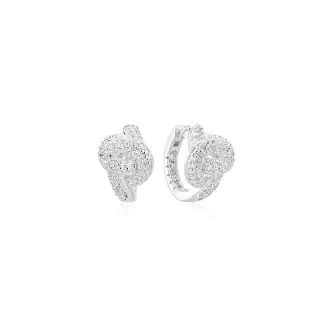 925 Sterling silver Imperia Creolo Earrings SJ-E10752-CZ