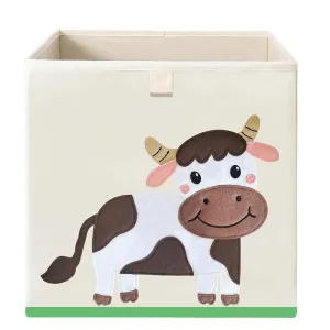 Animal Embroidered Storage Baskets