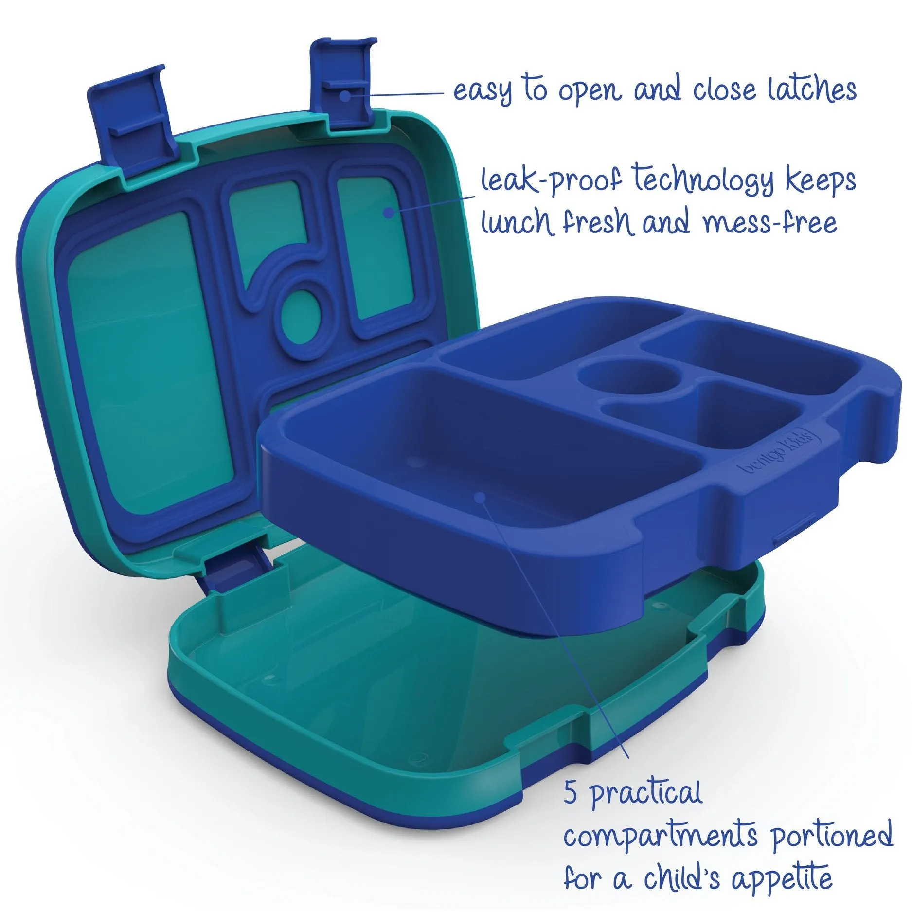 Bentgo Kids Lunch Box - Prints - Shark