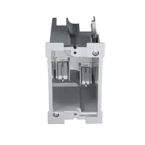 Cantex 1-Gang 18 cu. in. EZ BOX Heavy Wall Old Work Residential Electrical Switch and Outlet Box with EZ Mount Clamps and Wire Clamps Gray