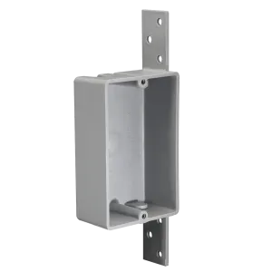 CANTEX 1-Gang 8 cu. in. EZ BOX Shallow New Work Nail-on Residential Electrical Switch and Outlet Box with Bracket
