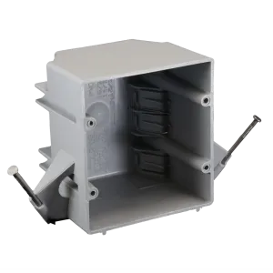 Cantex EZ BOX New Work Nail-on Residential Electrical Switch and Outlet Box with Wire Clamps