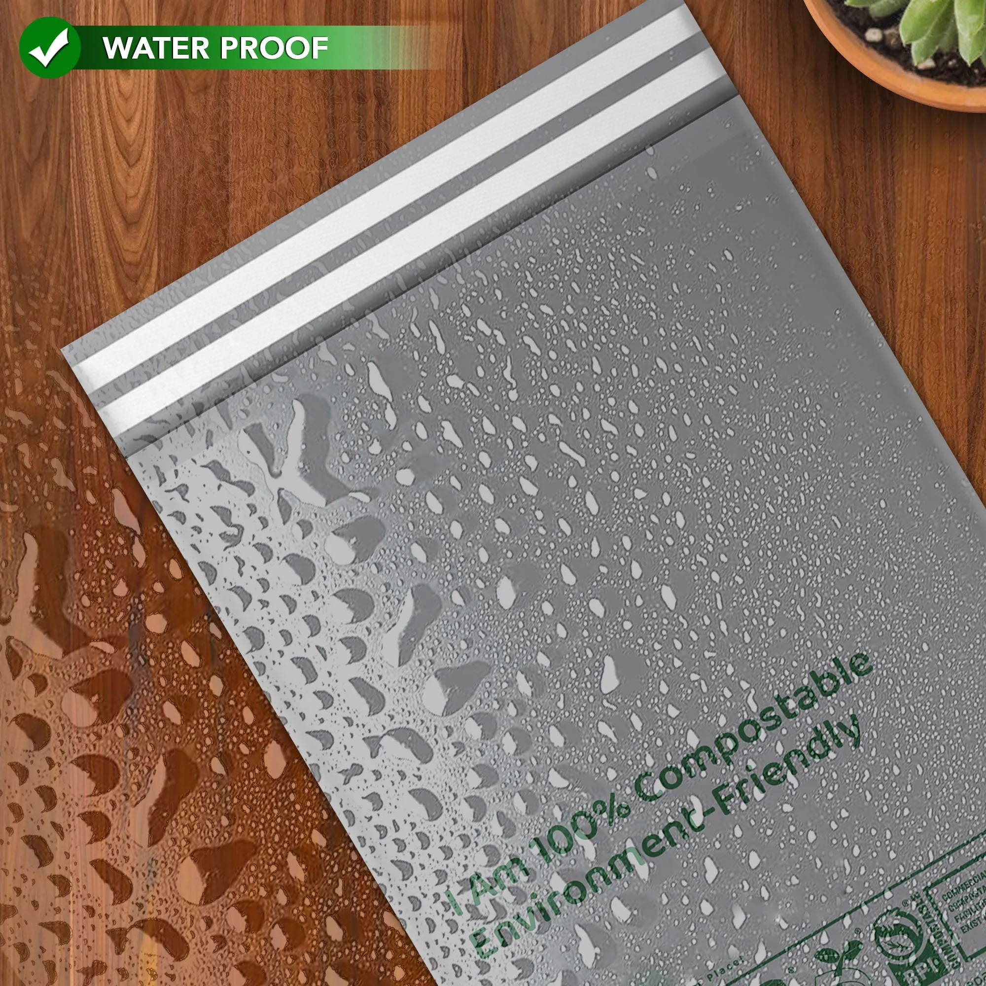 Compostable Mailing Bags Environment-Friendly Self Seal Postal Bags