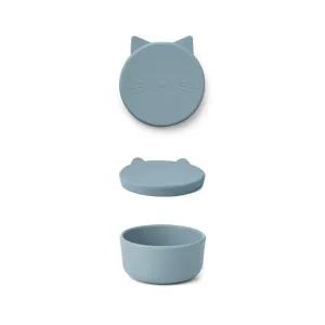 Cornelius Snack Box Medium - Cat sea blue