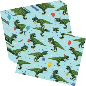 Dinosaur Fun Grease Proof Paper - 8 Pkt