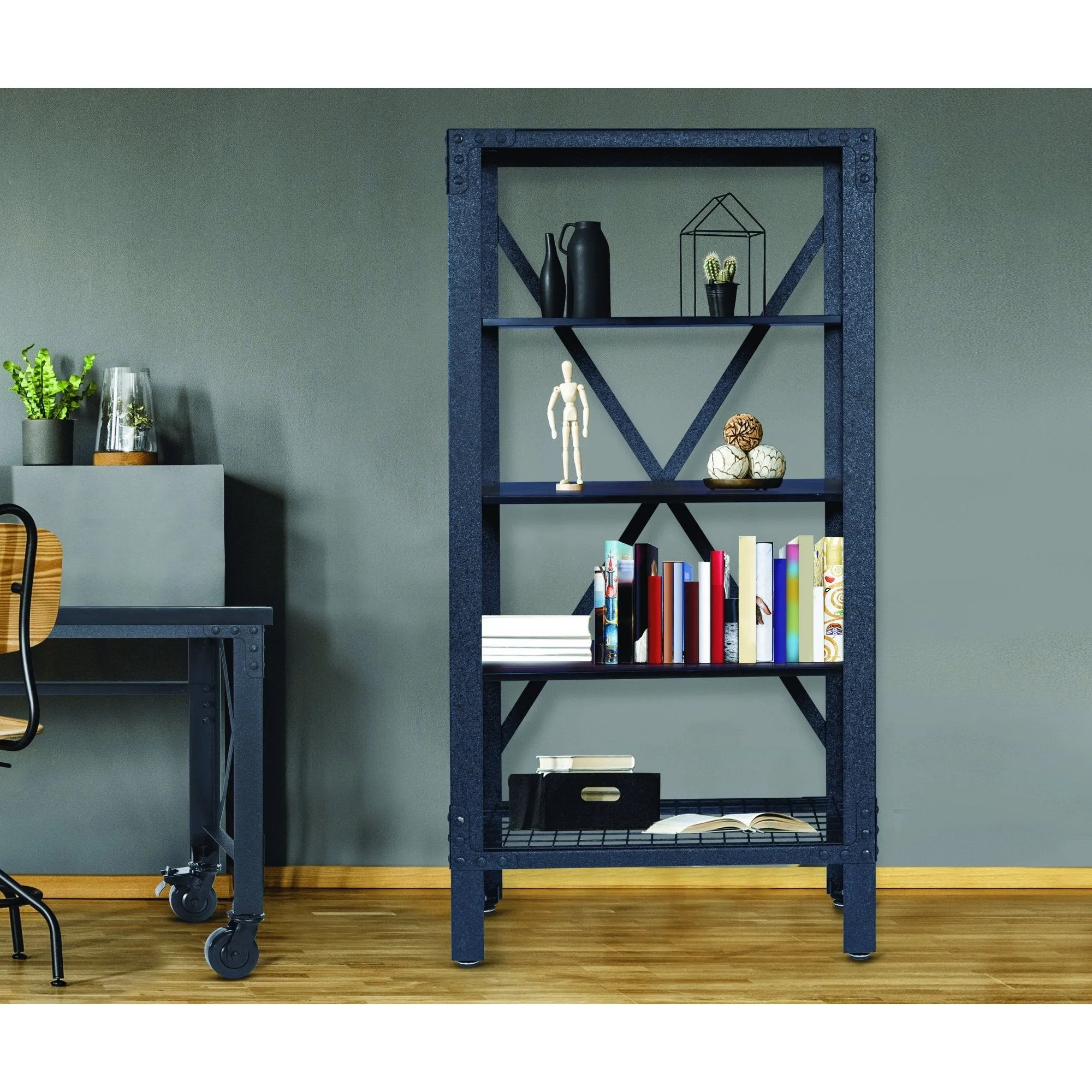 Duramax Industrial Metal and Wood Storage Shelving