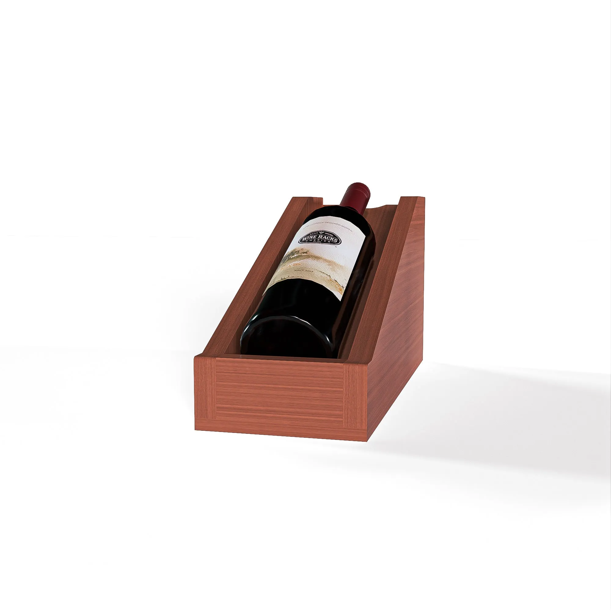 GrandCellar™ - 1 Column Full-Depth Cradle Display Top - 7"