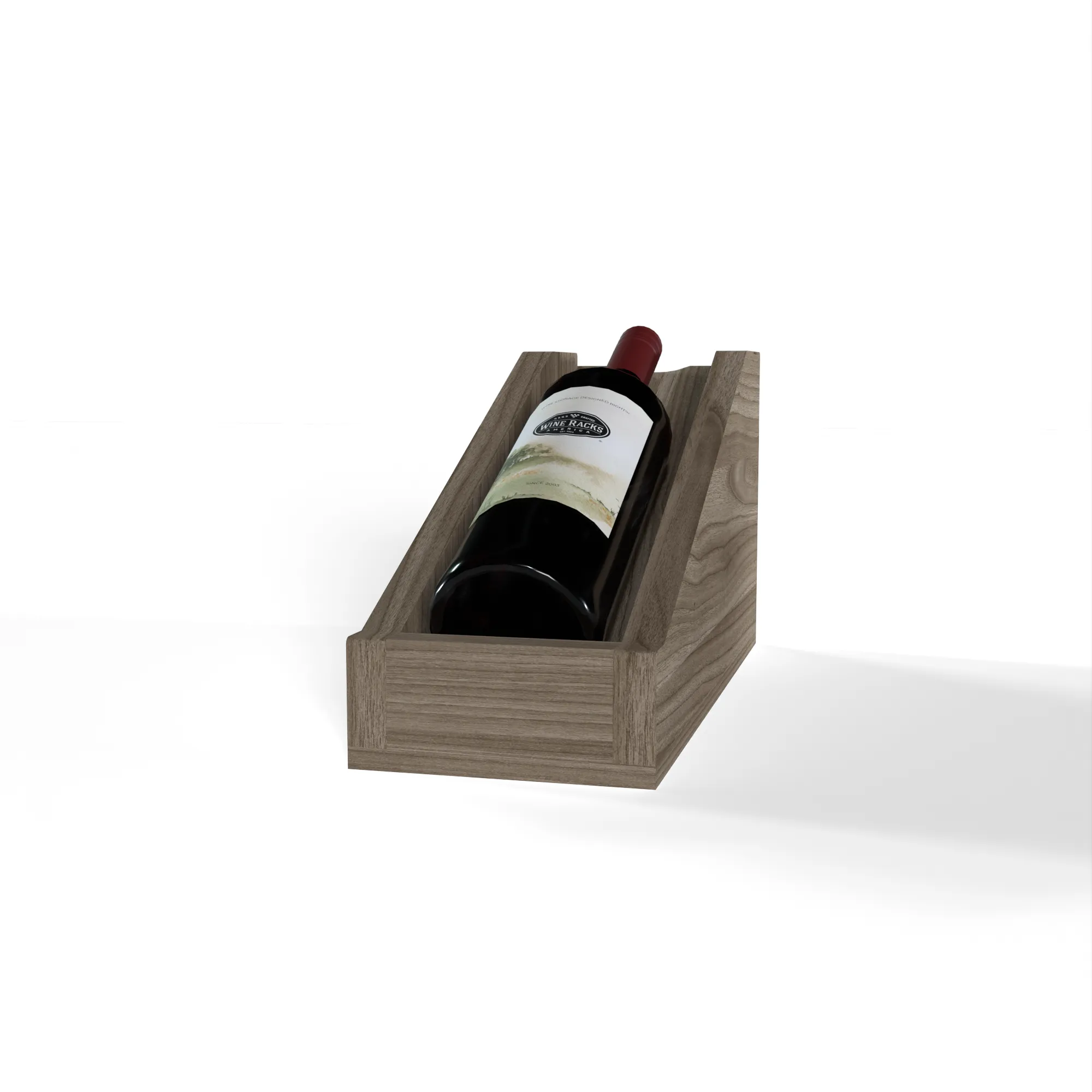 GrandCellar™ - 1 Column Full-Depth Cradle Display Top - 7"
