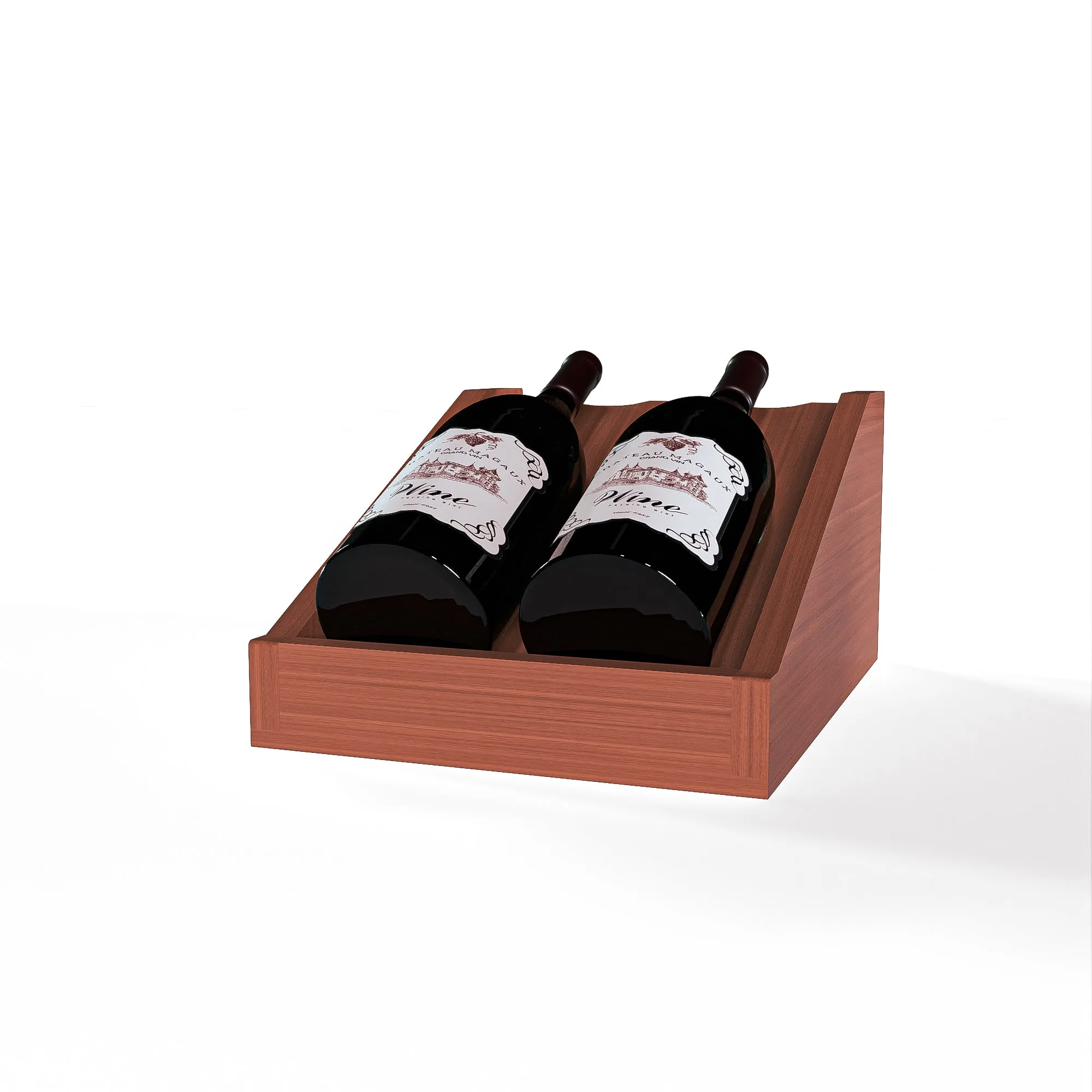 GrandCellar™ - 2 Column Full-Depth Magnum Cradle Display Top - 7"