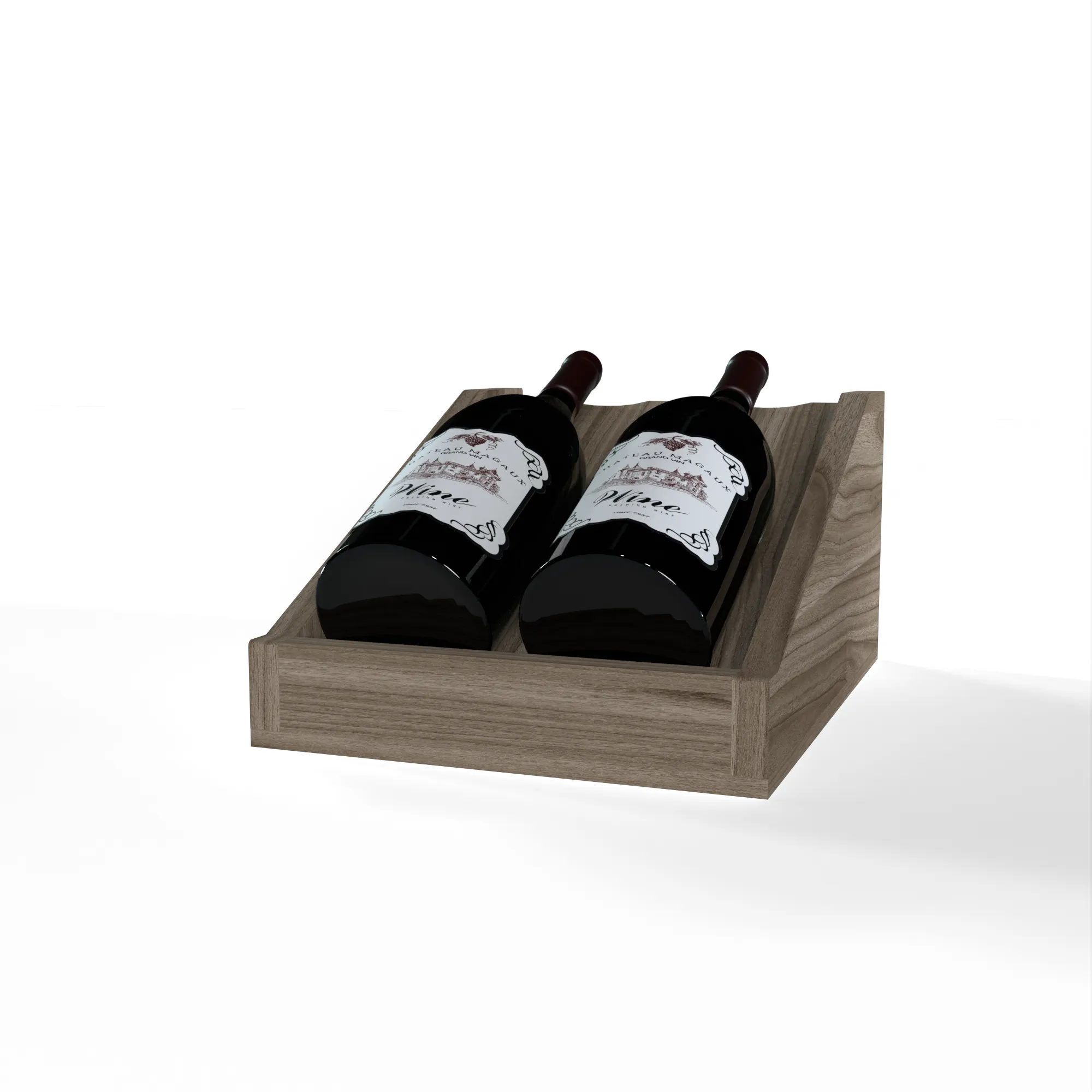 GrandCellar™ - 2 Column Full-Depth Magnum Cradle Display Top - 7"