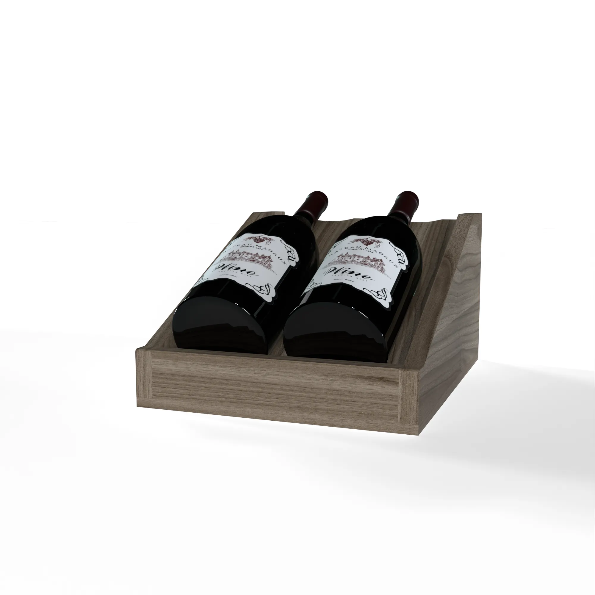 GrandCellar™ - 2 Column Full-Depth Magnum Cradle Display Top - 7"