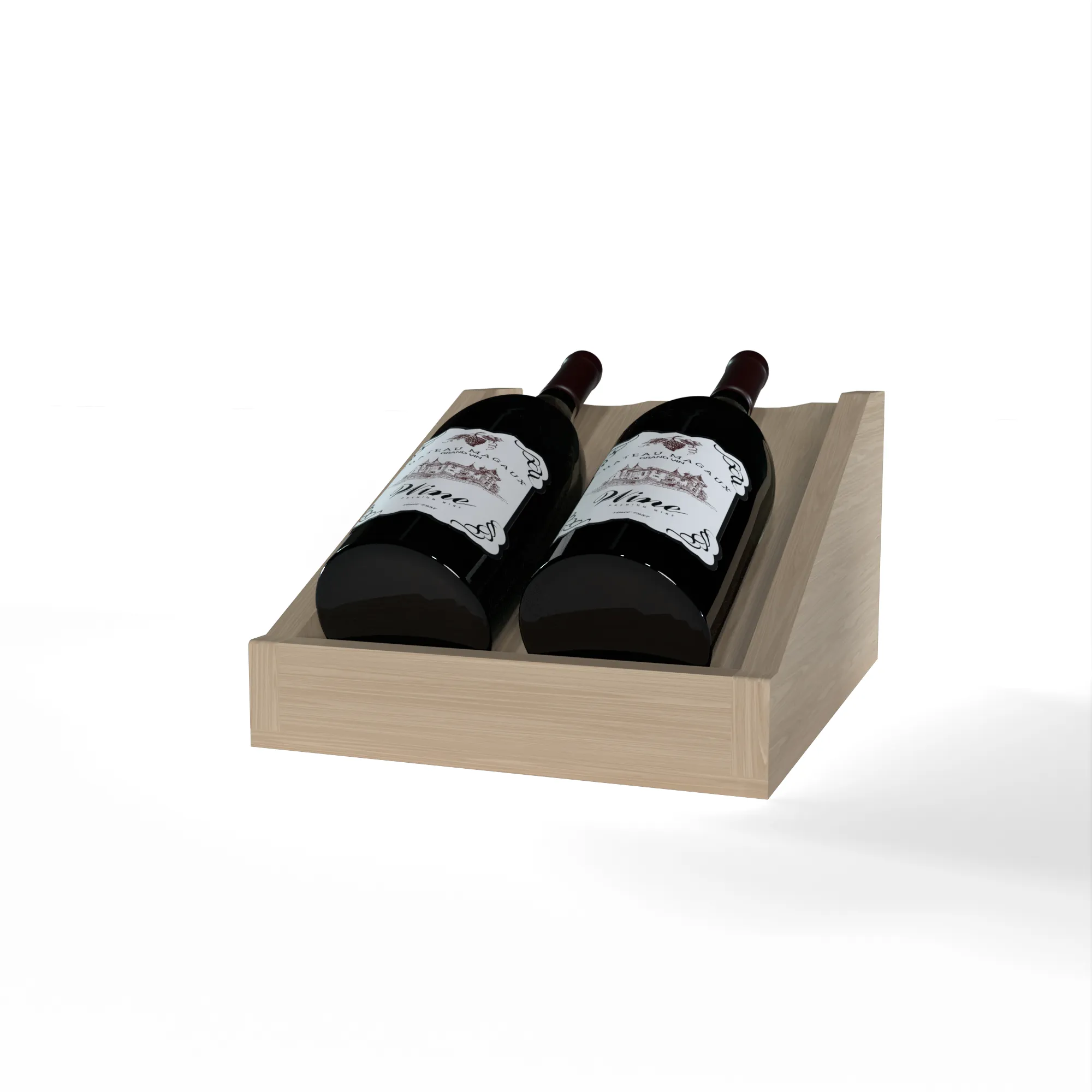GrandCellar™ - 2 Column Full-Depth Magnum Cradle Display Top - 7"