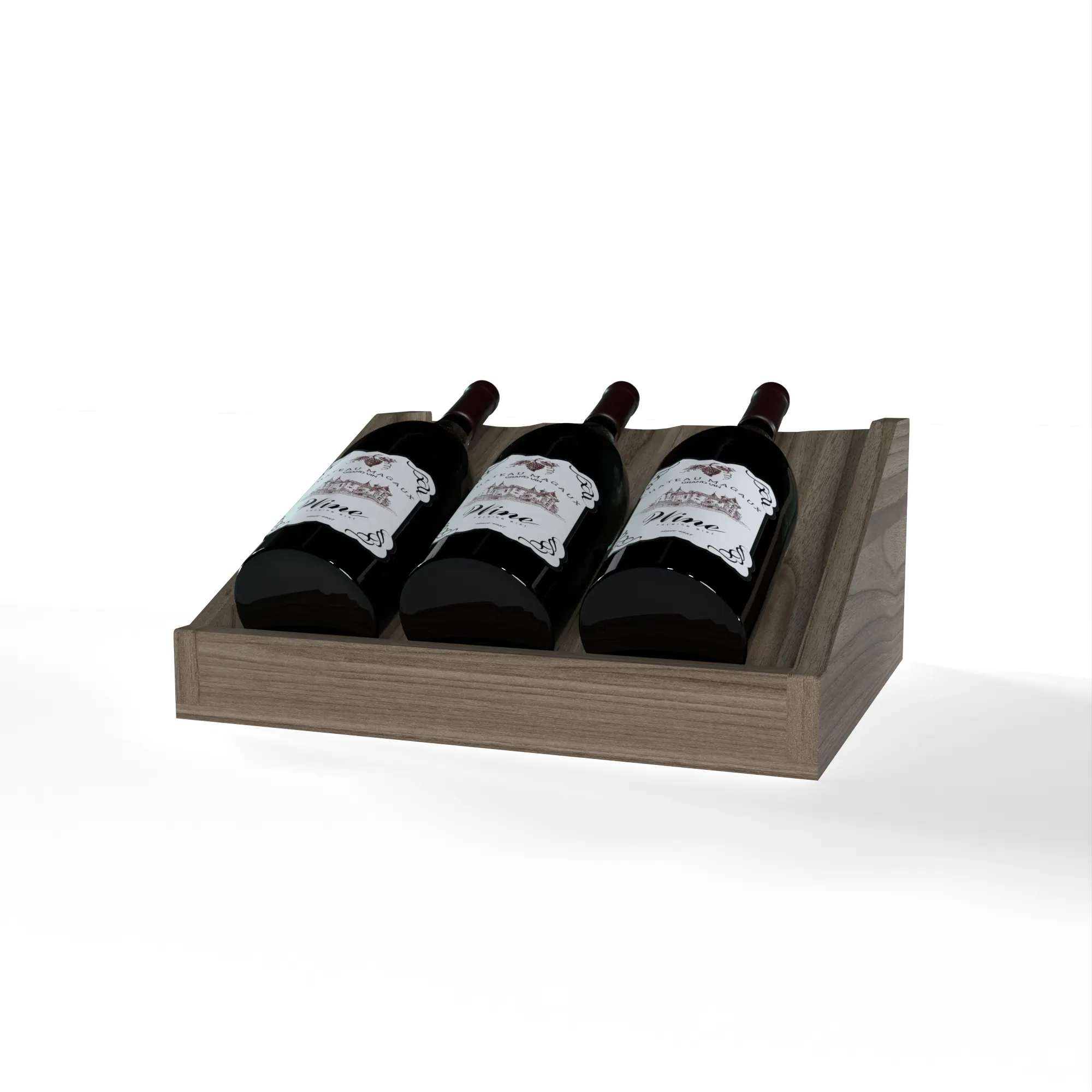 GrandCellar™ - 3 Column Full-Depth Magnum Cradle Display Top - 7"