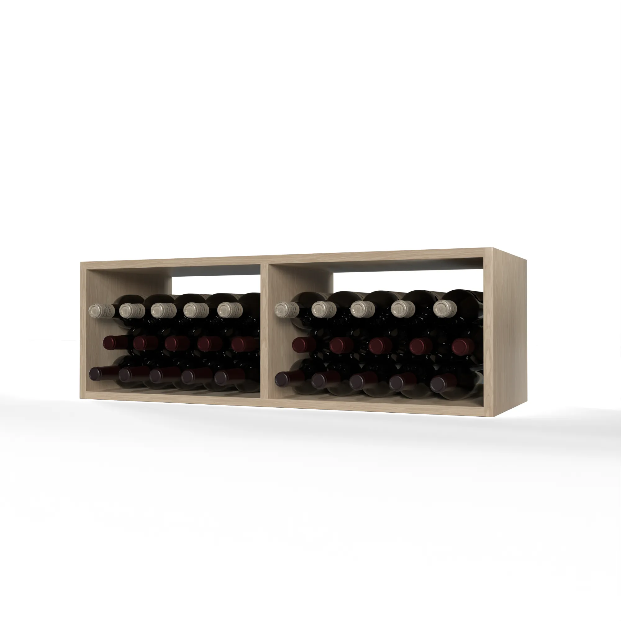 GrandCellar™ - 8 Column Full-Depth Bulk Wine Bin - 12"