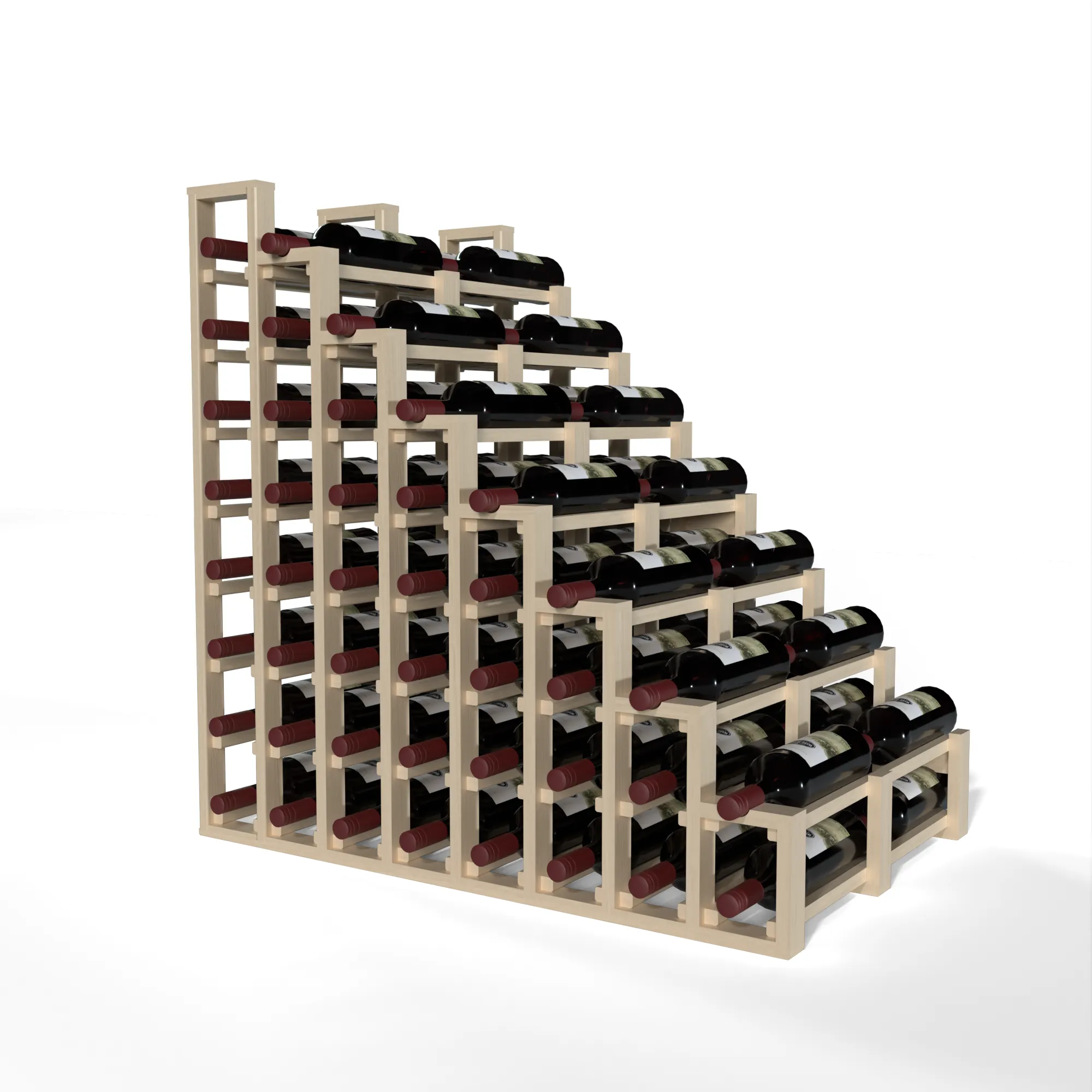 GrandCellar™ - 8 Column Full-Depth Double Deep Waterfall - 36"