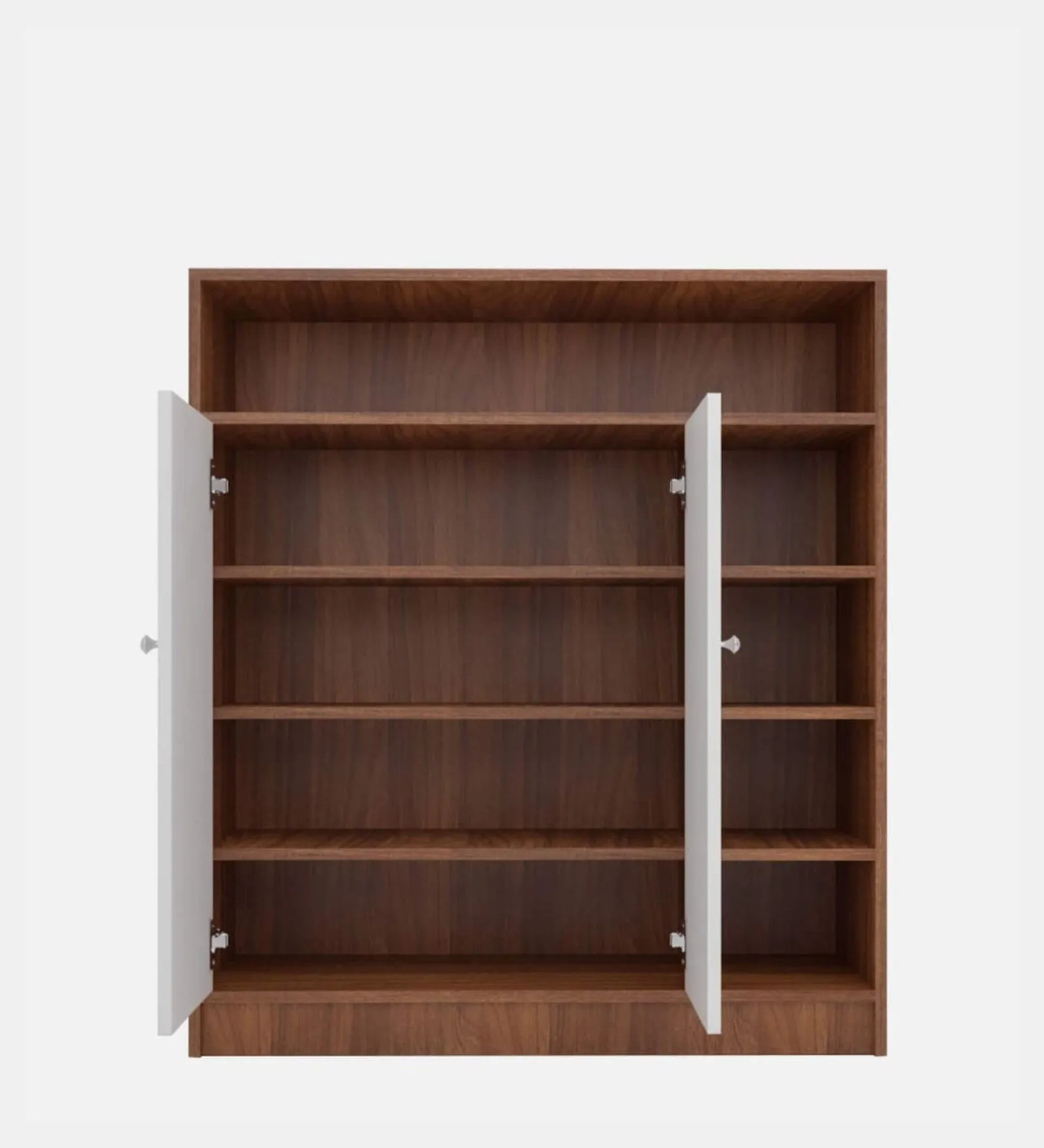 Hamp Shoe Rack in Oral Walnut Finish