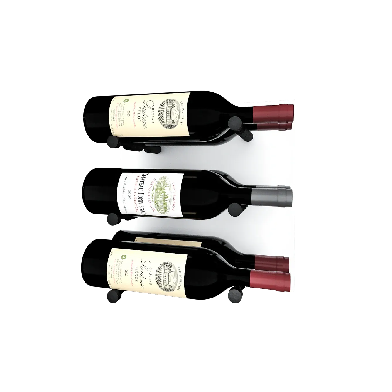 Kessick Wine as Art 14" x 14" High Gloss Panel Wine Rack