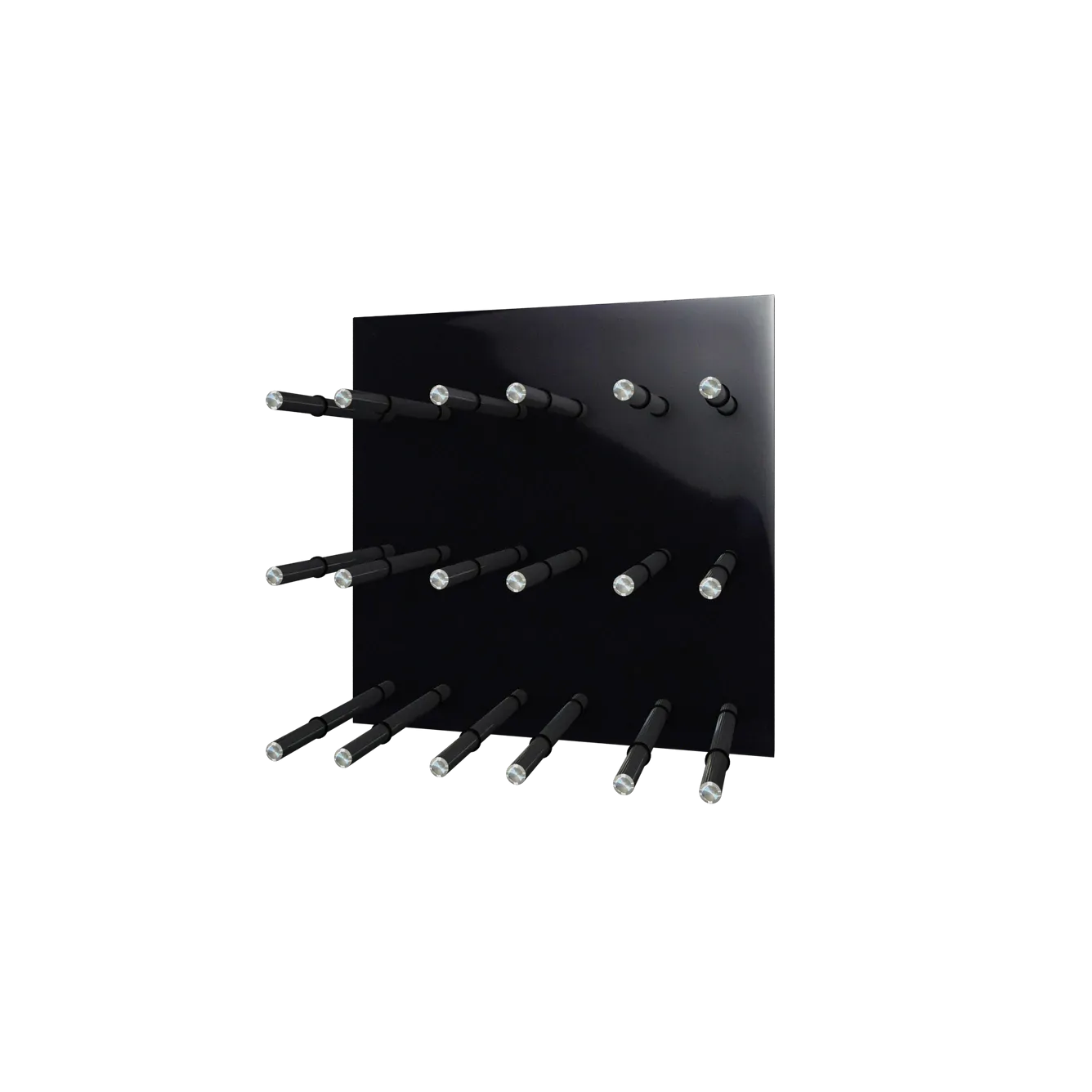 Kessick Wine as Art 14" x 14" High Gloss Panel Wine Rack