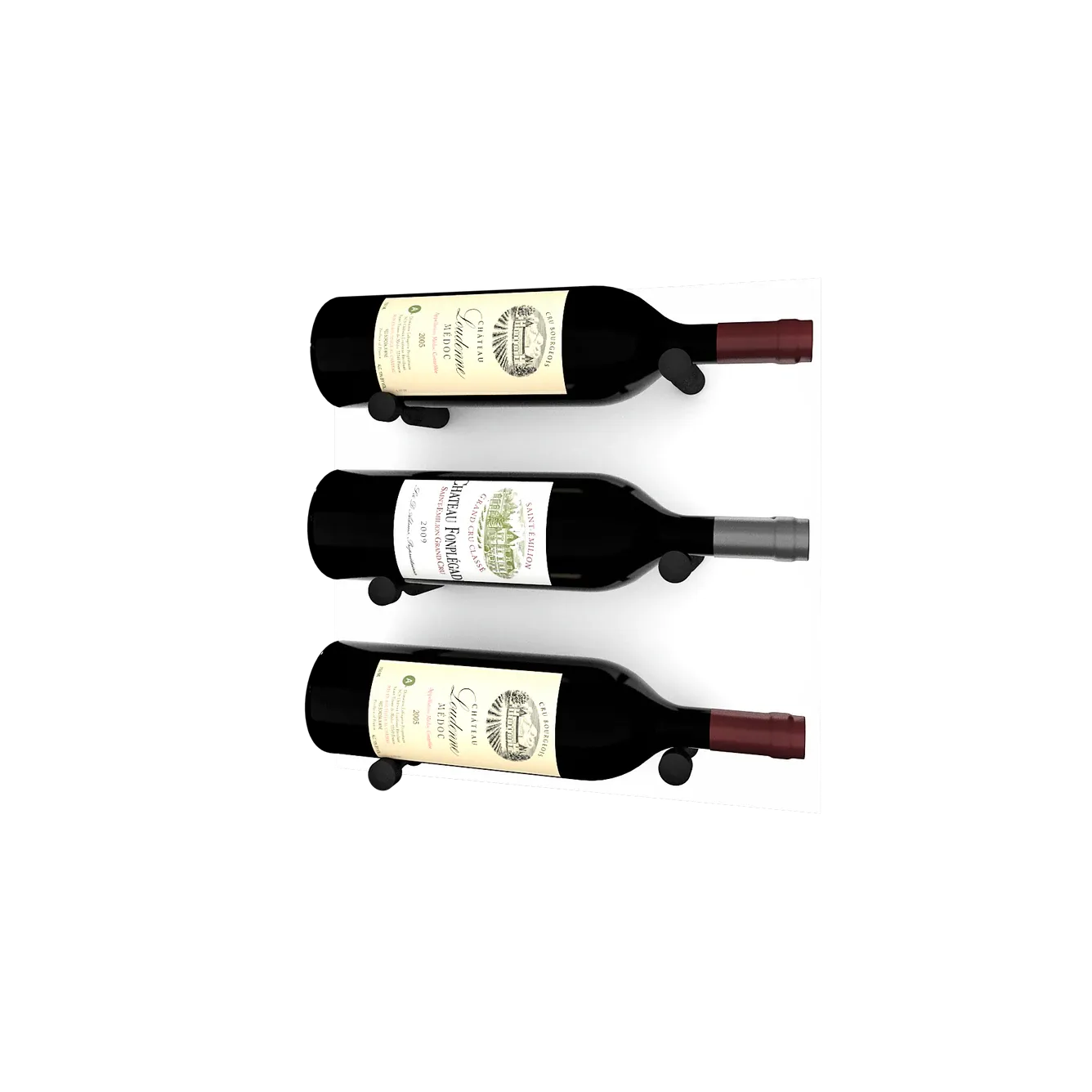 Kessick Wine as Art 14" x 14" High Gloss Panel Wine Rack