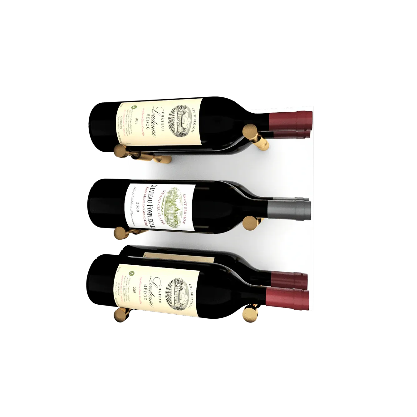 Kessick Wine as Art 14" x 14" High Gloss Panel Wine Rack