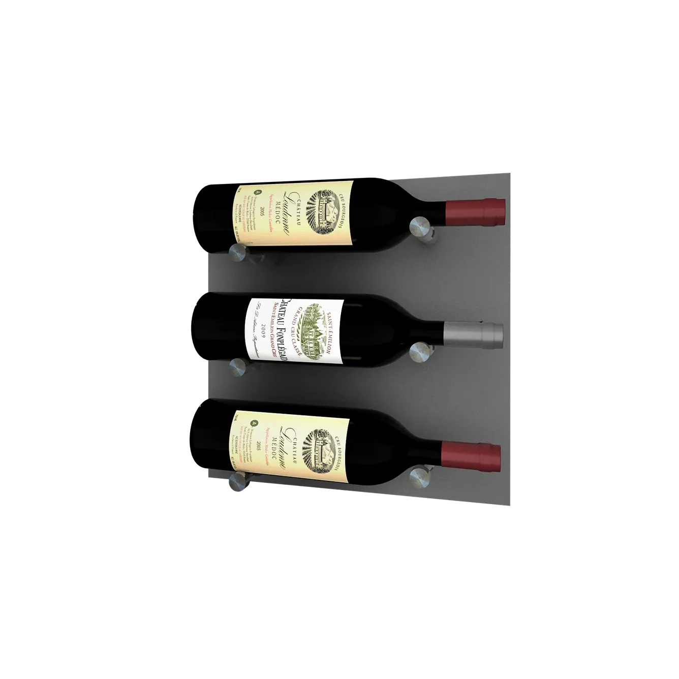 Kessick Wine as Art 14" x 14" High Gloss Panel Wine Rack
