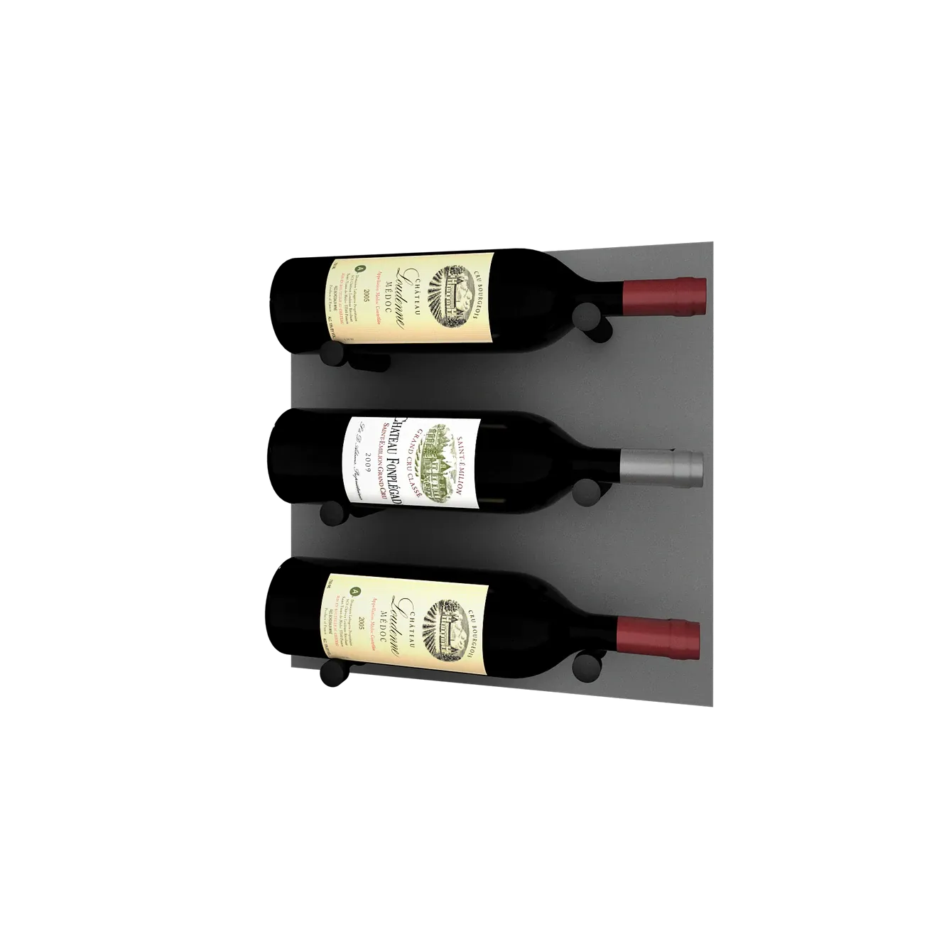 Kessick Wine as Art 14" x 14" High Gloss Panel Wine Rack