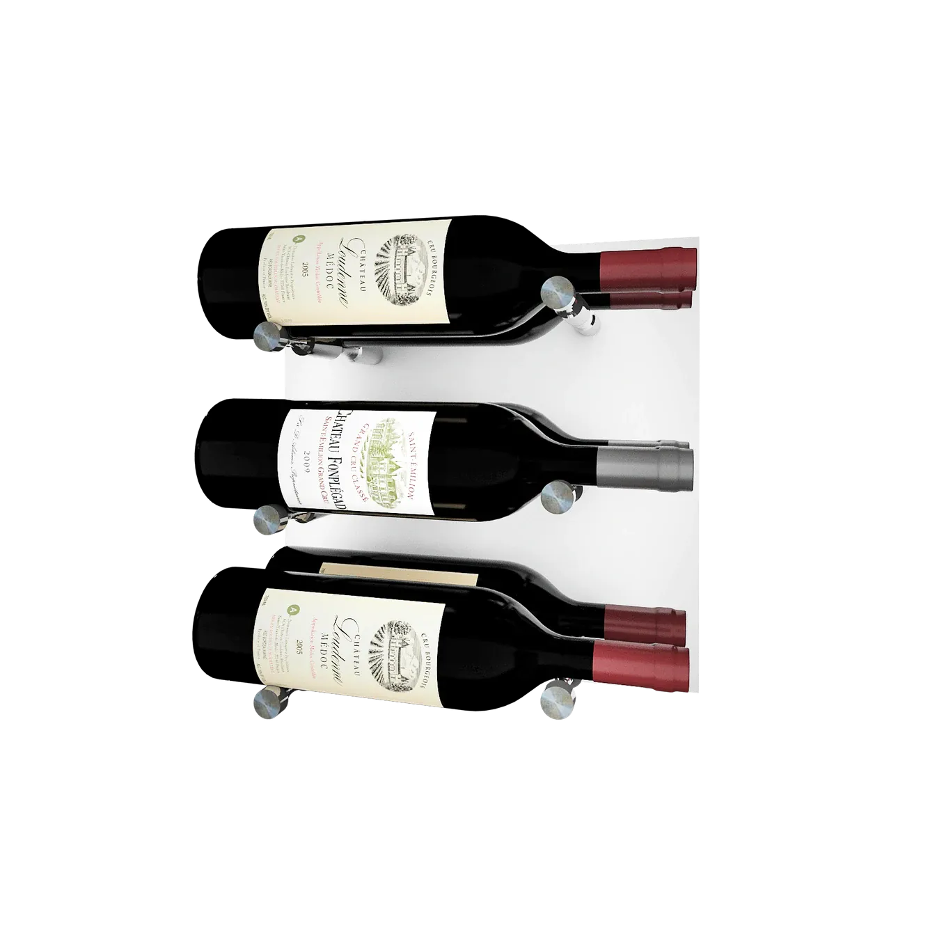 Kessick Wine as Art 14" x 14" High Gloss Panel Wine Rack