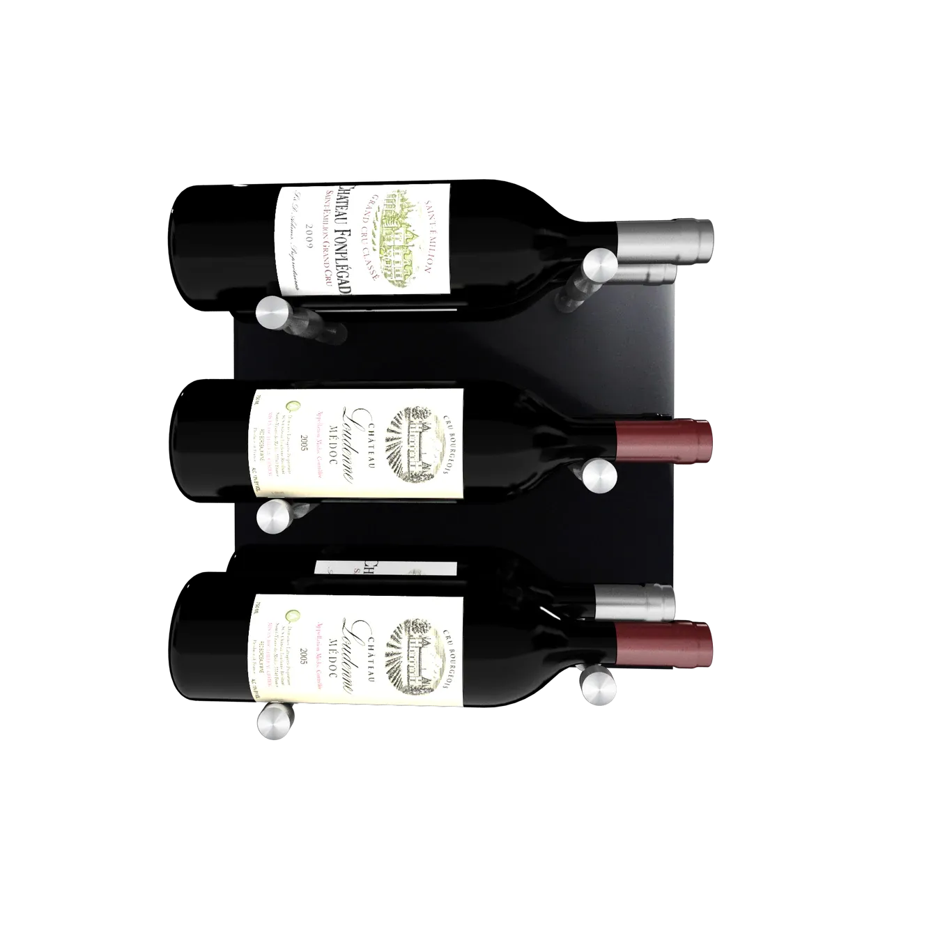 Kessick Wine as Art 14" x 14" High Gloss Panel Wine Rack