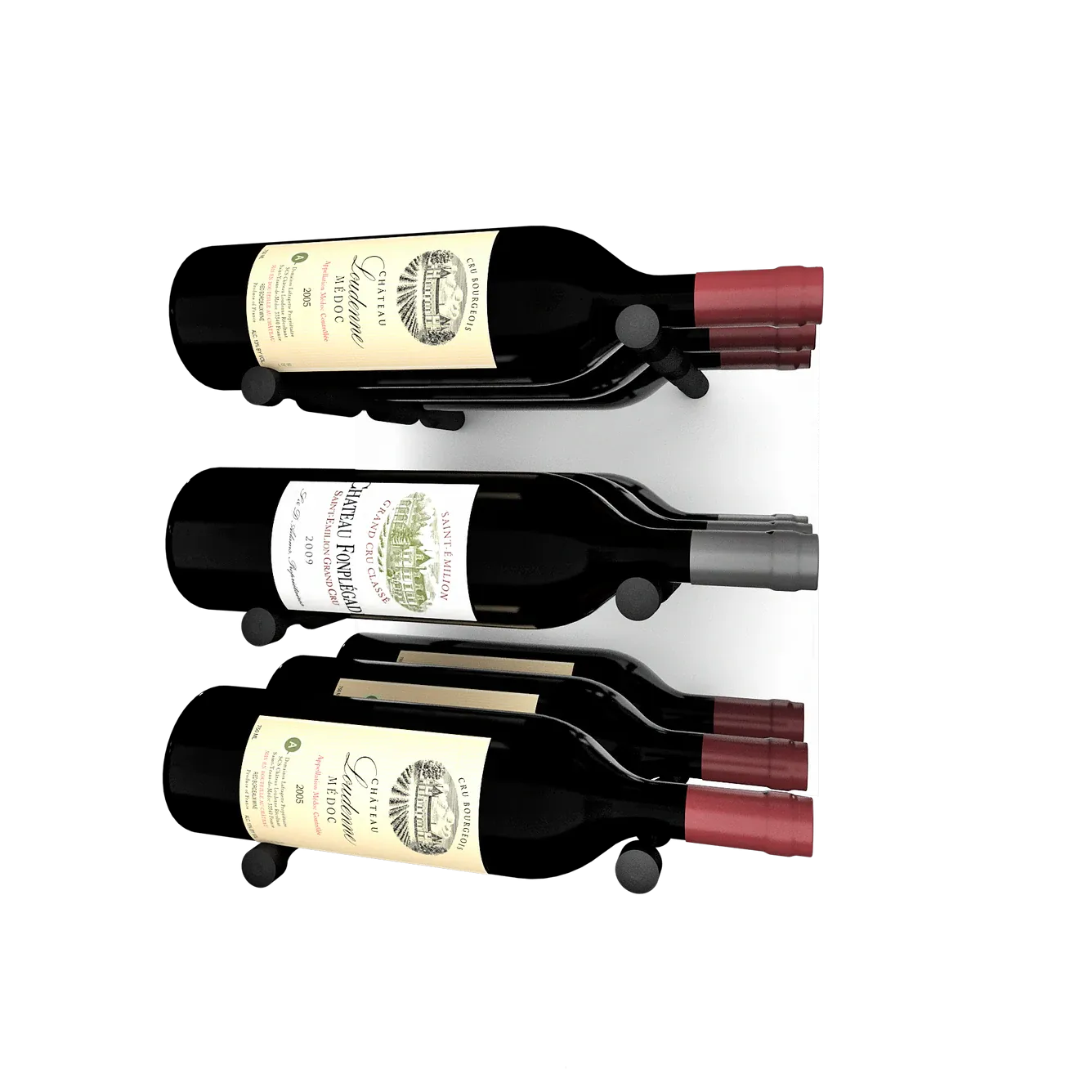 Kessick Wine as Art 14" x 14" High Gloss Panel Wine Rack