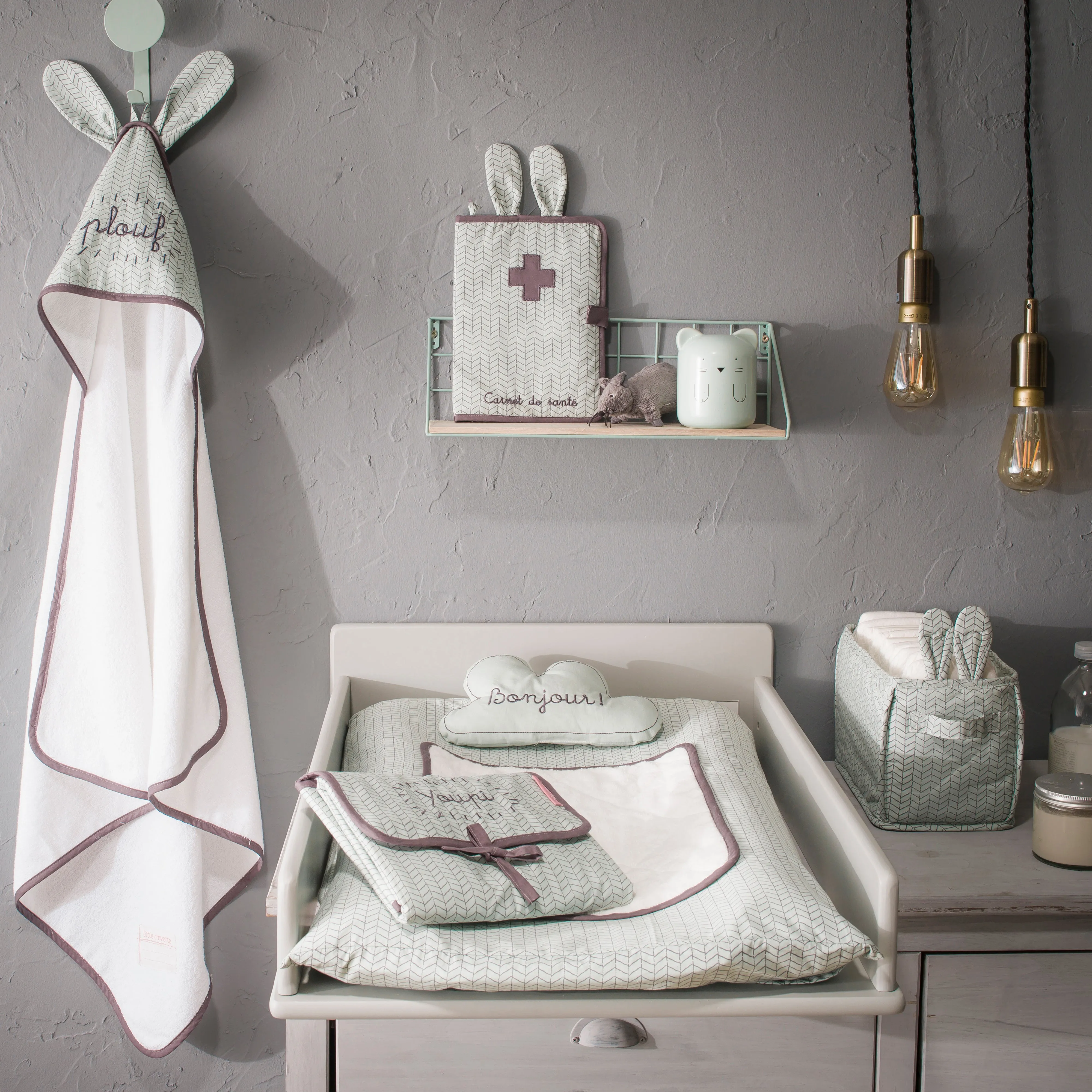 Little Crevette Diaper Storage Bonne Nuit