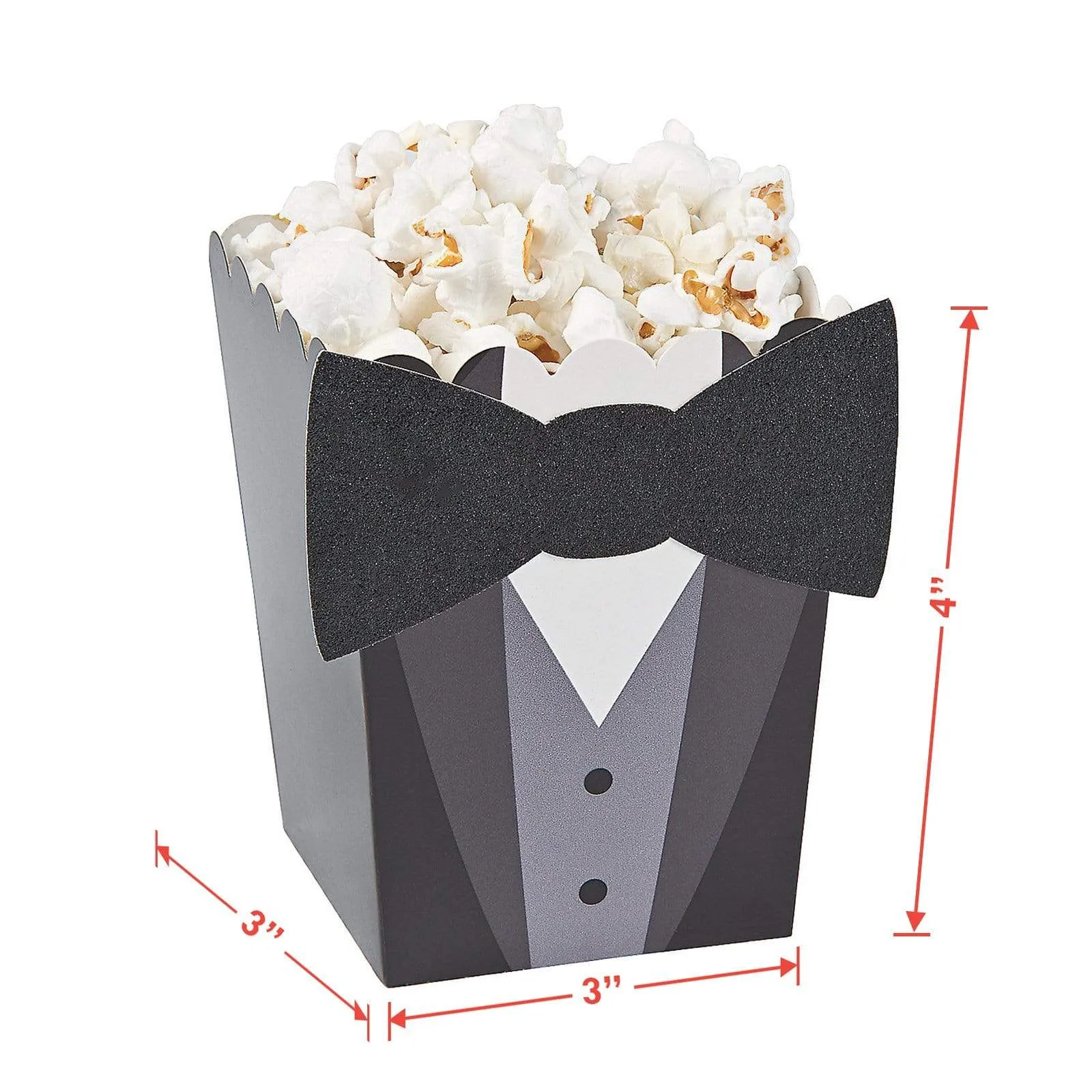 Movie Night Popcorn Snack Boxes and Beverage Napkins (Serves 24)