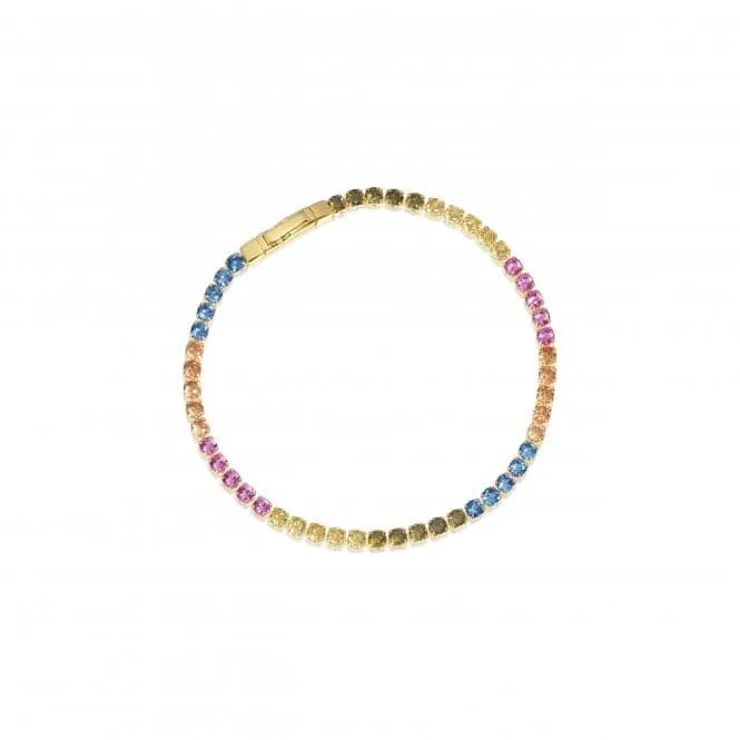 Multicoloured Zirconia Ellera Grande Bracelet SJ-B2870-XCZ-YG