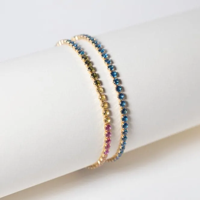 Multicoloured Zirconia Ellera Grande Bracelet SJ-B2870-XCZ-YG