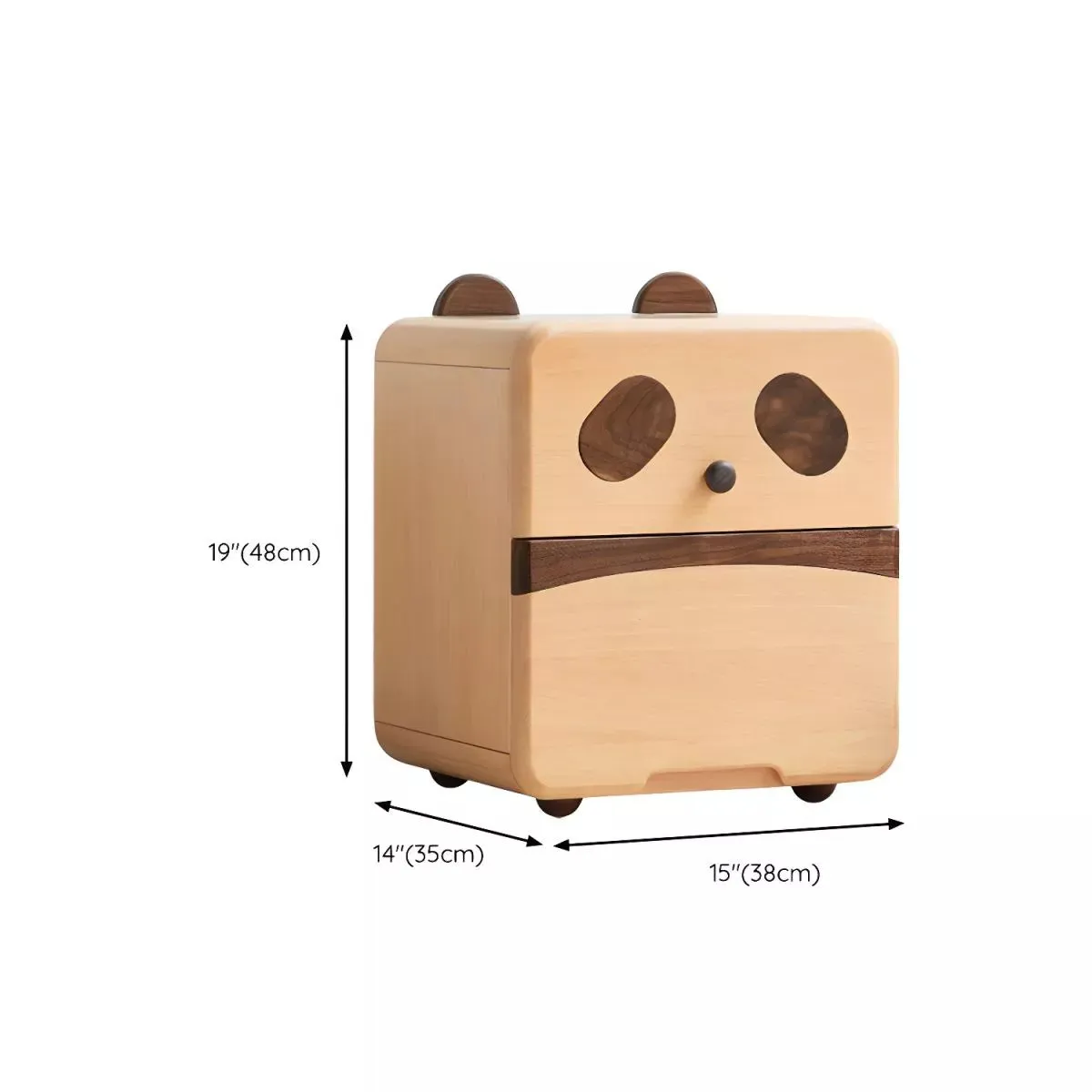 Nightstand Wooden Bedside Table Bedroom Children's Storage Cabinet Small Household Household Bedside Shelves Bedside Table Side Tables