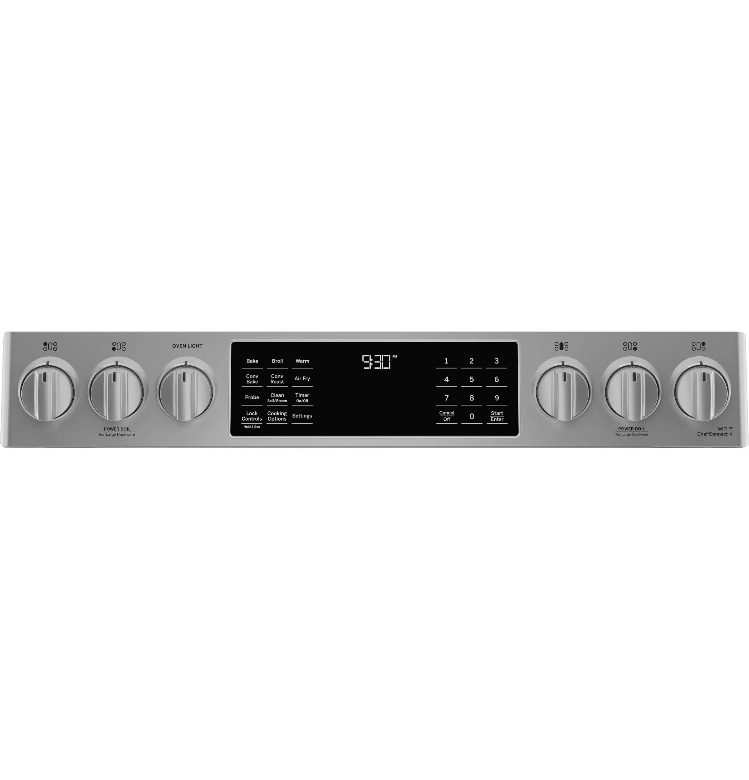 PGS930YPFS GE Profile™ 30" Smart Slide-In Front-Control Gas Fingerprint Resistant Range with No Preheat Air Fry