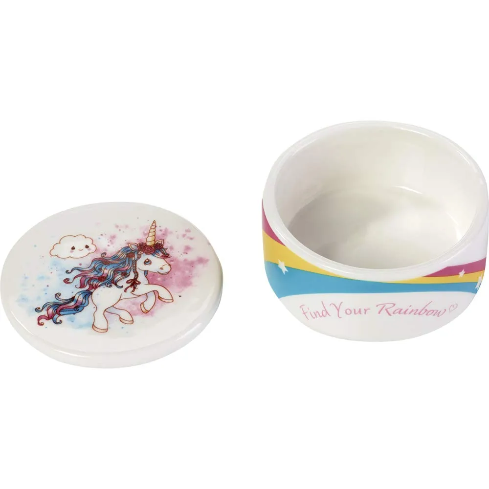 Precious Moments Cloud Covered Trinket Box, Multi