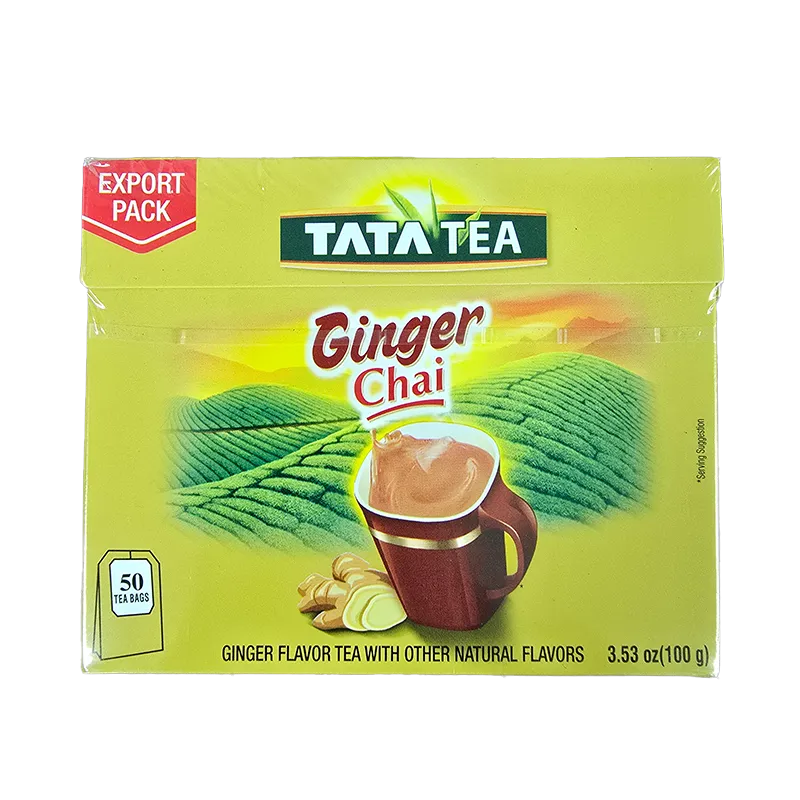 Tata Tea Ginger Chai - 50 Tea Bags (100gm)