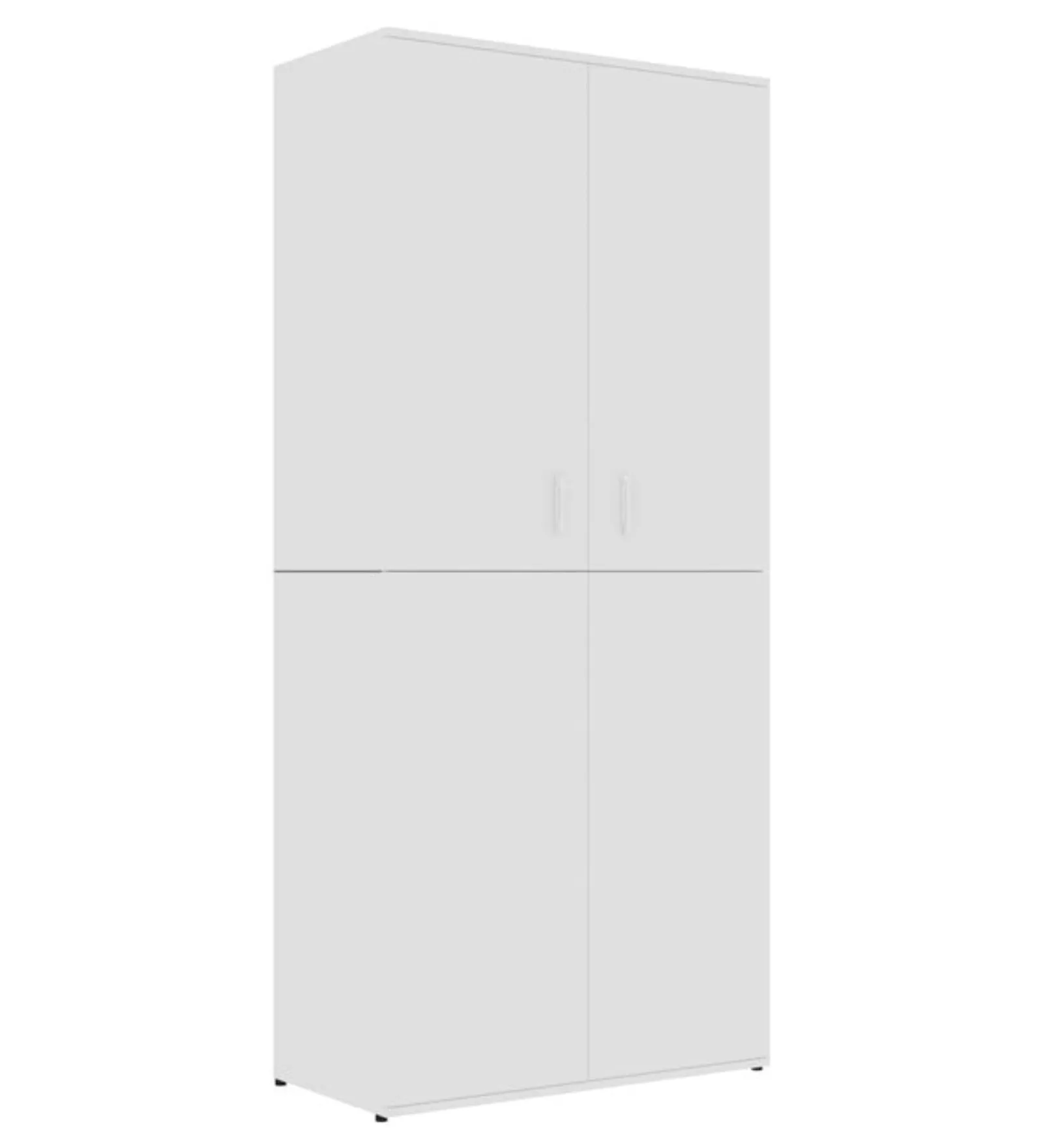 Toria Shoe Rack in Frosty White Finish