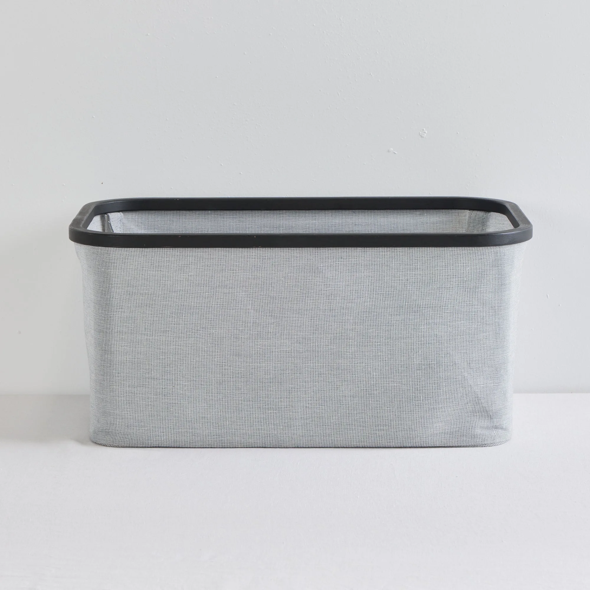 Large Grey/Black Tyg Rectangle Basket