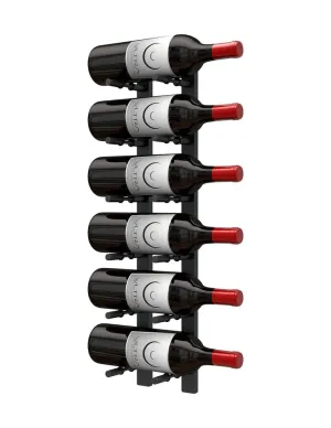 Ultra Wine Racks Horizontal Wall Rails - 2FT Metal Wine Rack (6 to 18 Bottles)