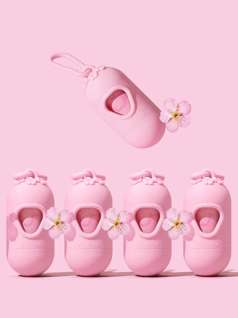 Vetreska - Cherry Blossom Poop Bag Dispenser (with 7 Rolls)
