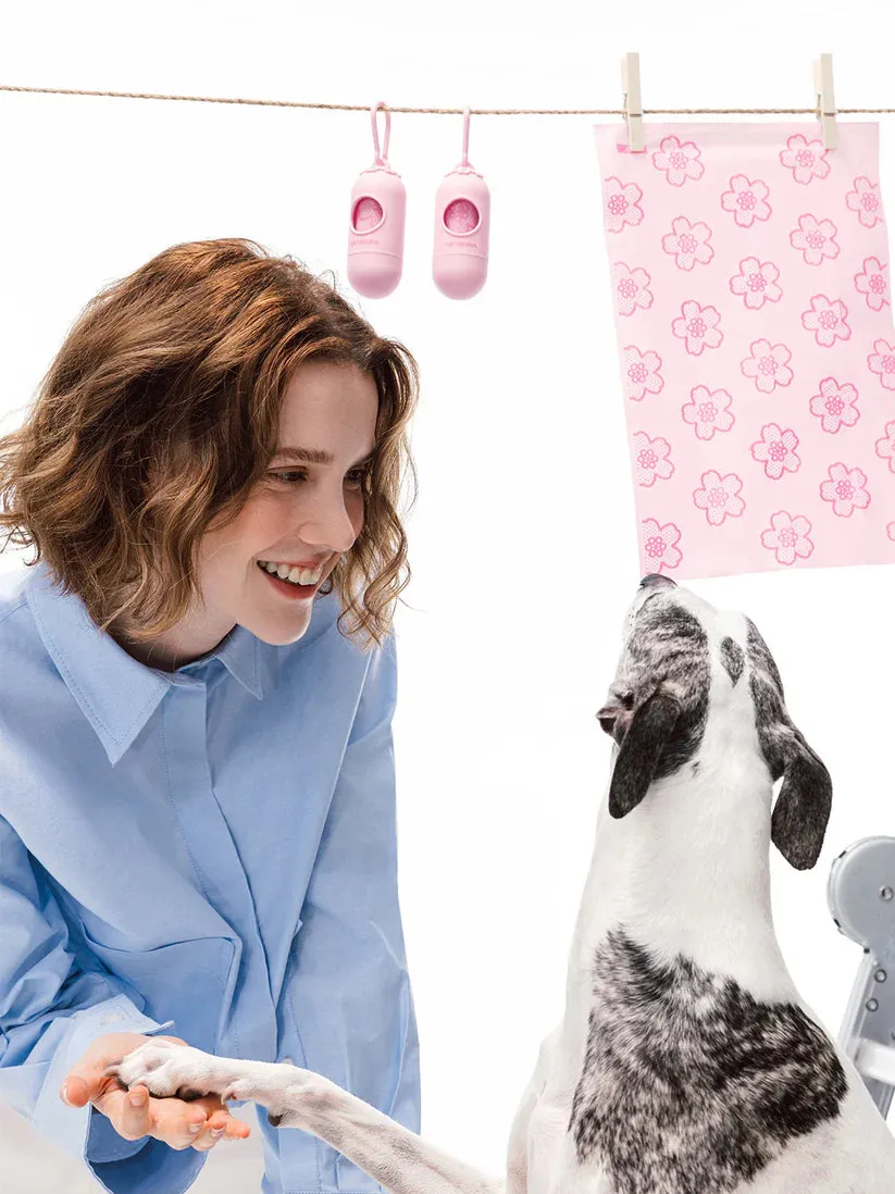 Vetreska - Cherry Blossom Poop Bag Dispenser (with 7 Rolls)