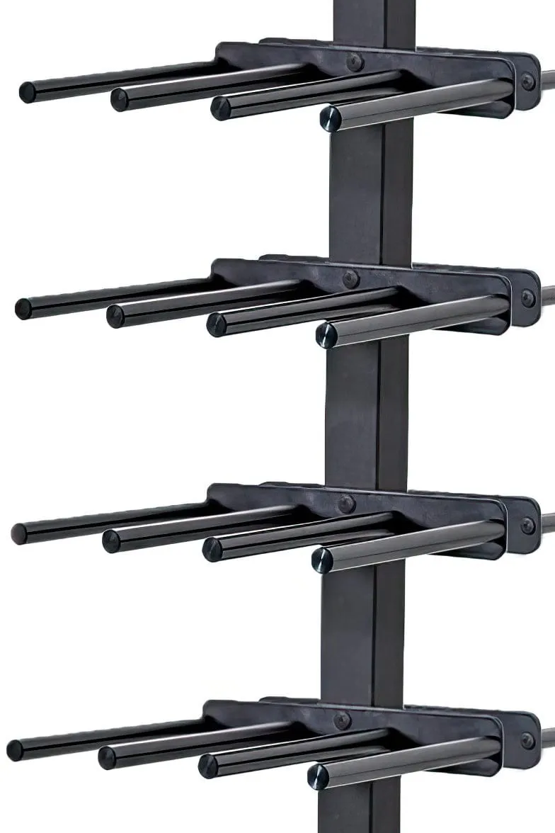 Vino Series Rails Floating Wine Rack Frame Kit, Double Sided Floor-to-Ceiling (40-120 bottles)