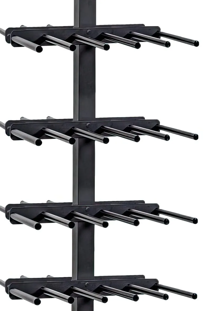 Vino Series Rails Floating Wine Rack Frame Kit, Double Sided Floor-to-Ceiling (40-120 bottles)