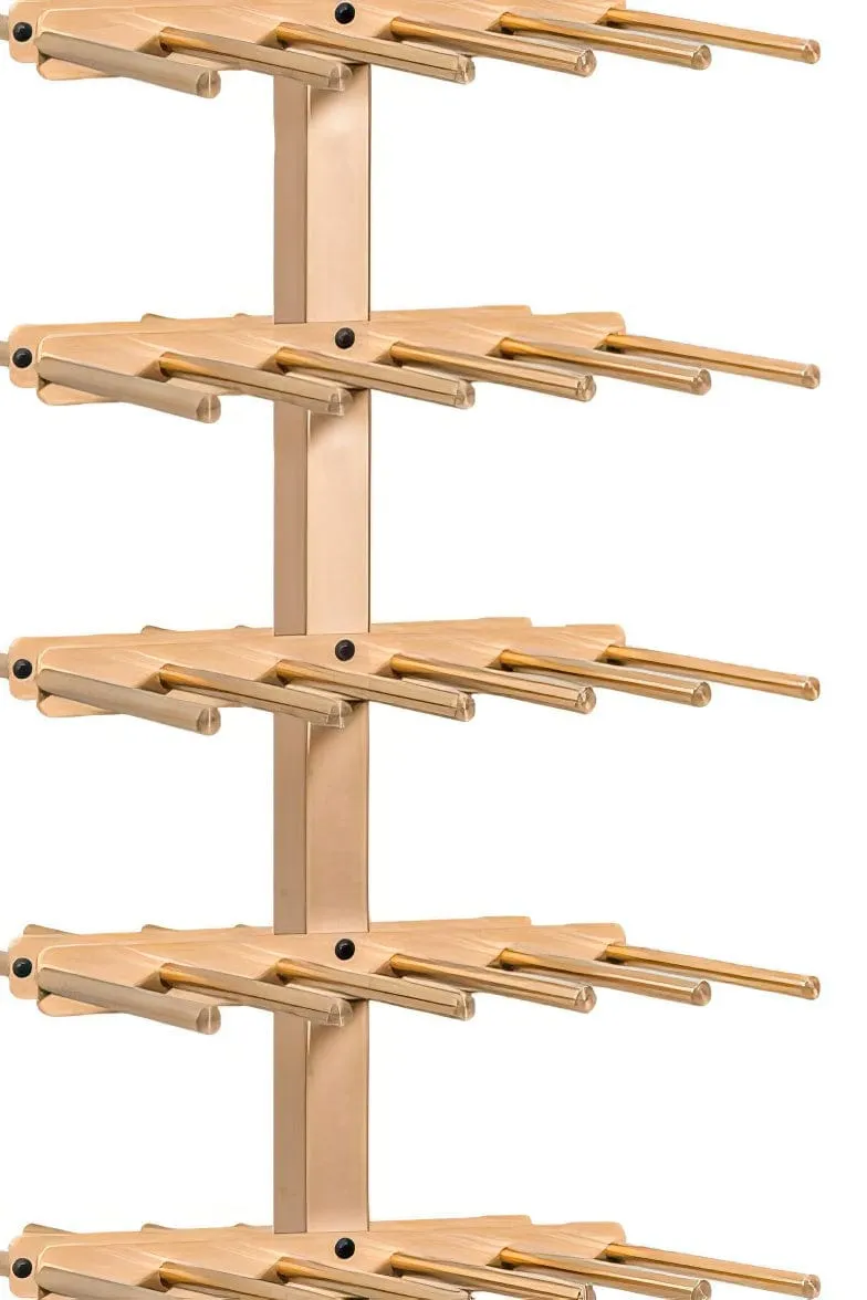 Vino Series Rails Floating Wine Rack Frame Kit, Double Sided Floor-to-Ceiling (40-120 bottles)